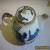 Vintage antique Chinese mini blue and white porcelain teapot for Sale