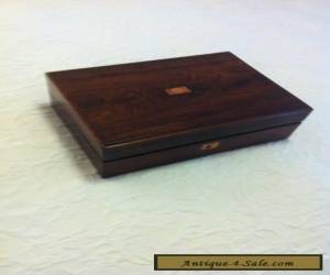 Item Antique 1800's Wood Traveling Lap Desk with Compartments for Sale