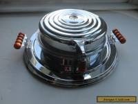 Art Deco Waffle Maker Mid Century Bakelite Streamline 