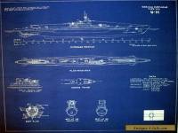 German submarine U-94 type VIIC U-boat Blueprint Plan 20x22  (213)